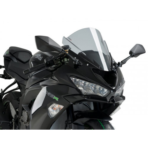 Z-Racing Screen (Carbon Look) For Kawasaki ZX-10R (08-10) By Puig 3177C