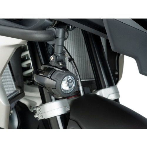 Beam Auxiliary Lights (Black) For Ducati Multistrada 1200 Enduro (16-19) By Puig 3489N