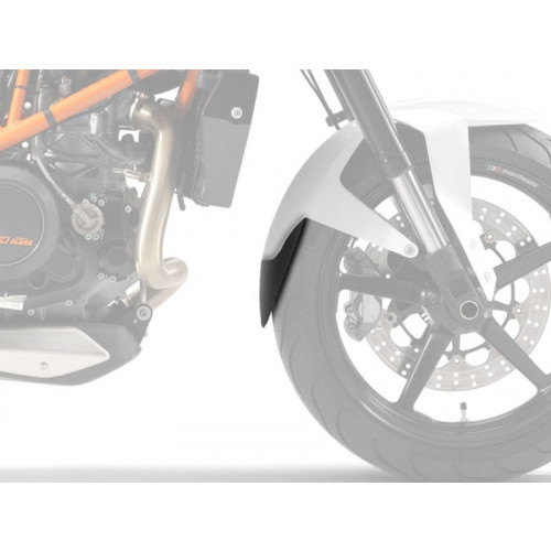 Front Fender Extender (Black) For KTM 690 Duke R (12-17) By Puig 3519N