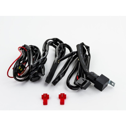 Replacement Wiring Kit For Auxiliary Lights (Black) For MV Agusta Brutale 800 Dragstar RR LH 44 (16-23) By Puig 3541N