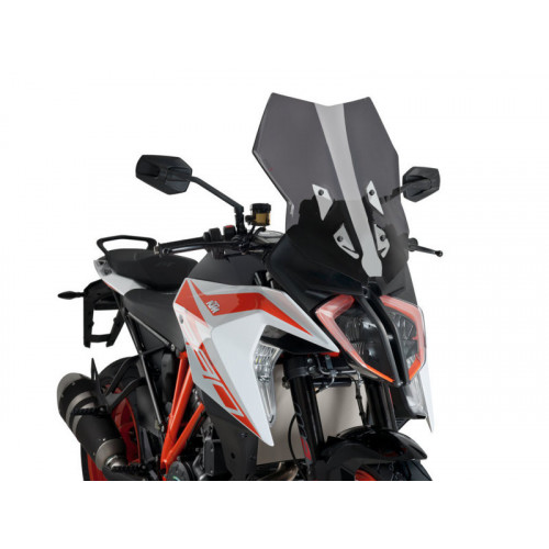 Touring Screen (Dark Smoke) For KTM 1290 Super Duke GT (19-21) By Puig 3564F