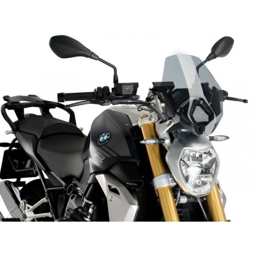 New Generation Sport Screen (Light Smoke) For BMW R1250 R (19-21) By Puig 3623H