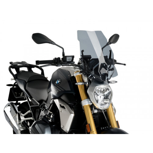 New Generation Touring Screen (Light Smoke) For BMW R1250 R (19-21) By Puig 3625H