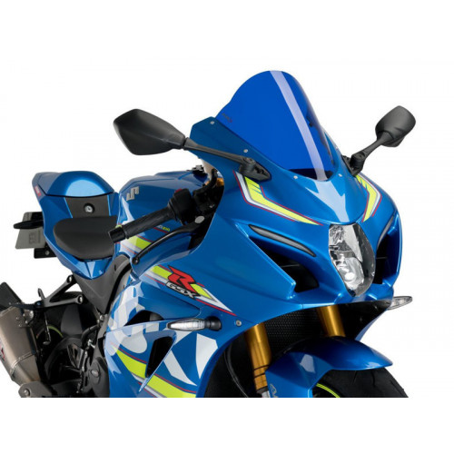 R-Racer Screen (Blue) For Suzuki GSX R 1000 R (17-20) By Puig 3631A