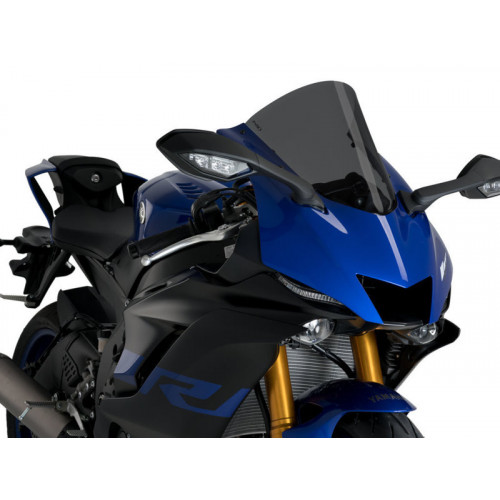 R-Racer Screen (Dark Smoke) For Yamaha YZF R6 (17-20) By Puig 3633F