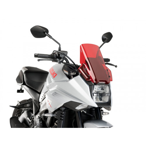 Touring Screen (Red) For Suzuki Katana 1000 (19-21) By Puig 3637R