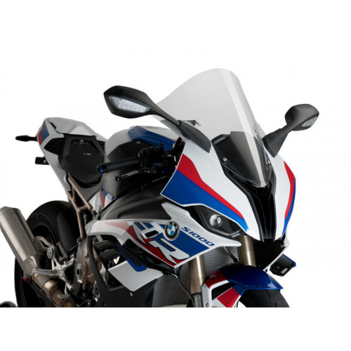 R-Racer Screen (Clear) For BMW S1000 RR (19-20) By Puig 3641W