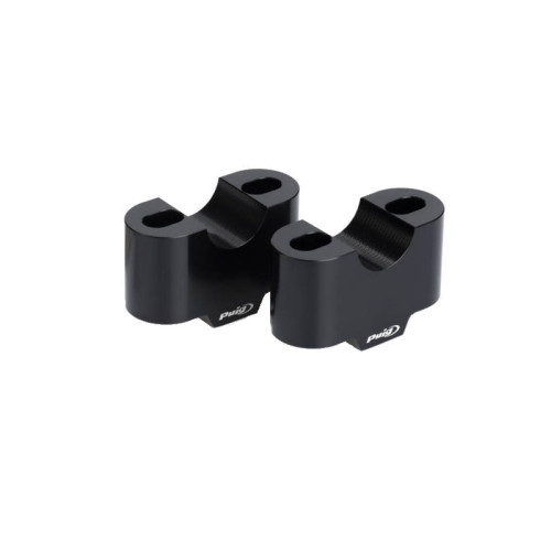 20mm Handlebar Risers For 22mm Bars (Black) For Honda NC750 X (22) By Puig 3672N