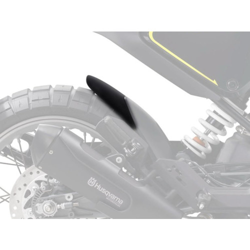 Rear Mudguard Extender (Matt Black) For Husqvarna Svartpilen 125 (21-23) By Puig 3676J