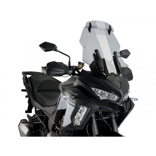 Touring Screen With Extender (Light Smoke) For Kawasaki Versys 1000 SE (19-20) By Puig 3731H