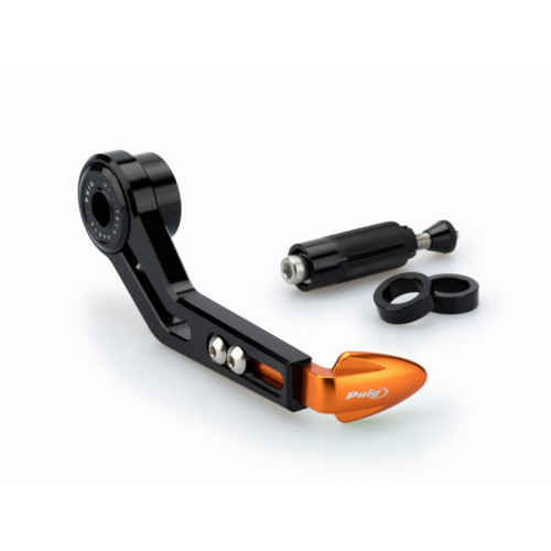 Brake Lever Guard (Orange) For Harley Davidson Sportster 1200 Custom (11-20) By Puig 3765T