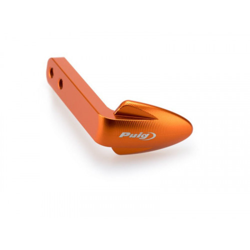 Brake Lever Guard Coloured Tip (Orange) For Harley Davidson Sportster 883 R Roadster (06-20) By Puig 3766T