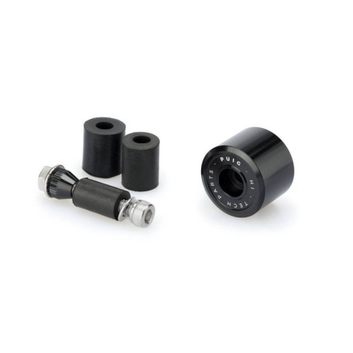 Bar End Weight Compatible With Puig Lever Guard (Black) For Indian FTR1200 S (19-22) By Puig 3770N