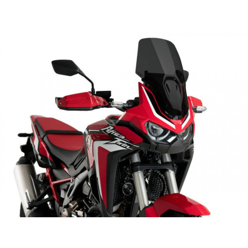 Touring Screen (Dark Smoke) For Honda Africa Twin CRF1100L (20-21) By Puig 3818F