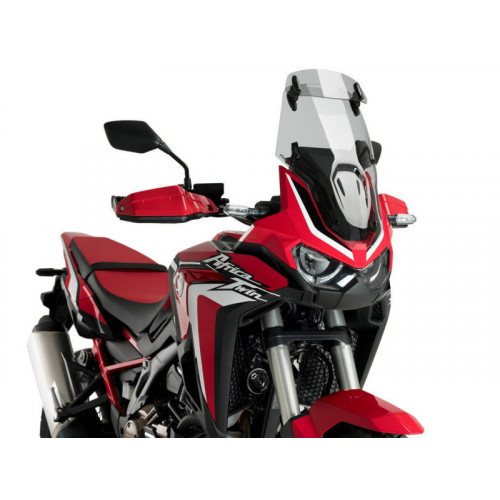 Touring Screen With Extender (Light Smoke) For Honda Africa Twin CRF1100L (20-21) By Puig 3819H