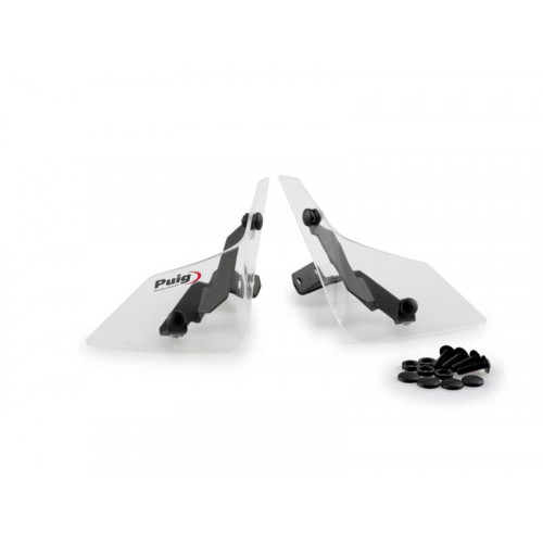 Front Deflectors (Clear) For Honda Africa Twin CRF1100L Adventure Sports (20) By Puig 3823W