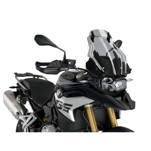 Touring Screen With Extender (Light Smoke) For BMW F850 GS Adventure (19-21) By Puig 3831H