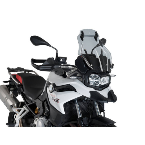 Touring Screen With Extender (Light Smoke) For BMW F850 GS Adventure (19-22) By Puig 3832H