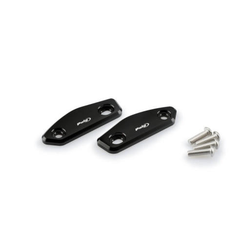 Mirror Screw Caps (Black) For Suzuki GSX R 125 (17-19) By Puig 3851N