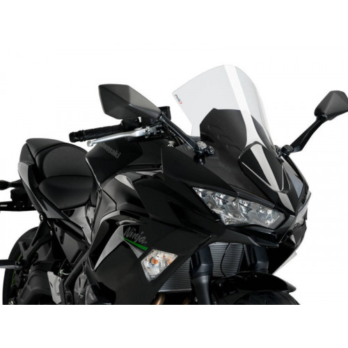 R-Racer Screen (Clear) For Kawasaki Ninja 650 (20-21) By Puig 3880W