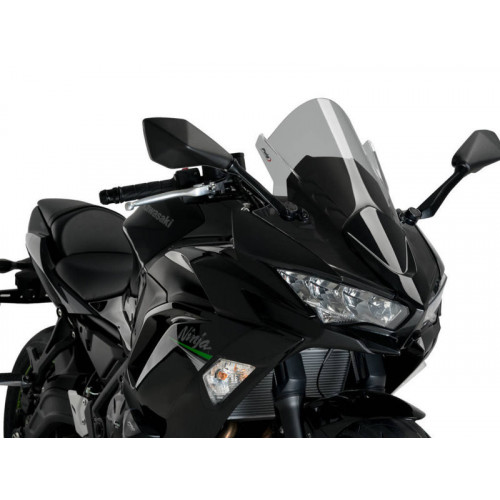 Z-Racing Screen (Light Smoke) For Kawasaki Ninja 650 (20-21) By Puig 3881H