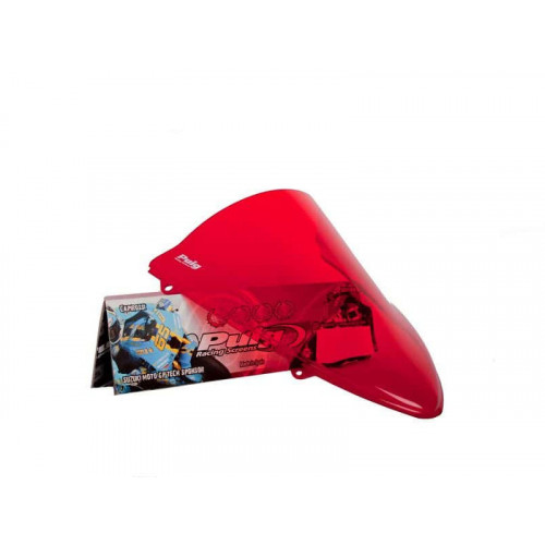 Racing Screen (Red) For Kawasaki Ninja 250 R (08-12) By Puig 4626R