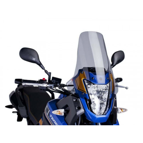 Touring Screen (Light Smoke) For Yamaha XT 660 Z Tenere (08-16) By Puig 4636H