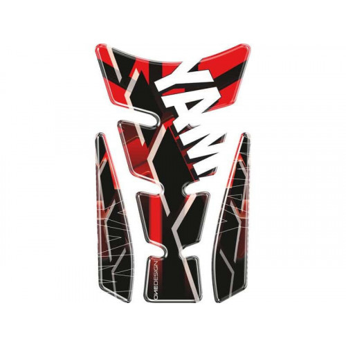 Wings Tank Pad With Yamaha Logo (Red) For Yamaha YZF 1000 R Thunderace (96-02) By Puig 4722R