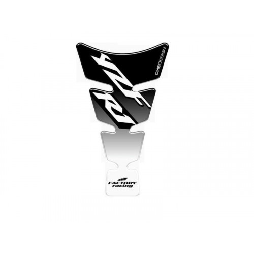 Spirit Tank Pad With Model Logo (Silver) For Aprilia Tuono V4 R (11-14) By Puig 4727P