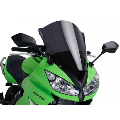 Touring Screen (Green) For Kawasaki ER6-F (09-11) By Puig 4931V