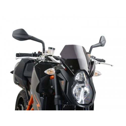 New Generation Sport Screen (Dark Smoke) For KTM 990 Super Duke (07-13) By Puig 4942F