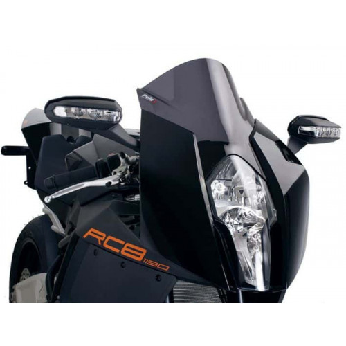 Z-Racing Screen (Light Smoke) For KTM 1190 RC8R (08-15) By Puig 4944H