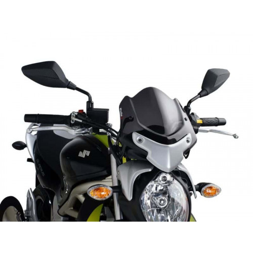 New Generation Sport Screen (Black) For Suzuki Gladius SFV 650 (09-15) By Puig 4951N