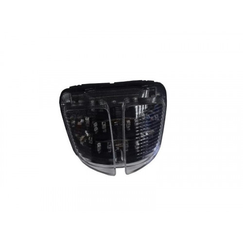 Rear Light with Indicators Incorporated (Clear) For Kawasaki Z750 (07-08) By Puig 5137W