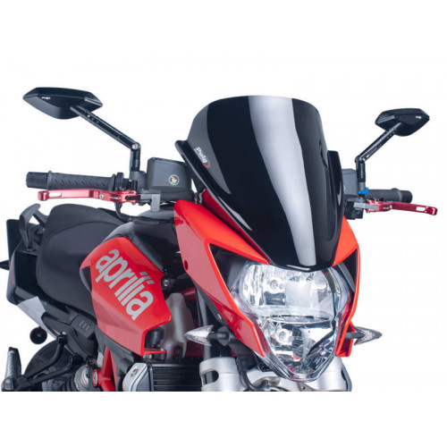 Z-Racing Screen (Clear) For Aprilia Shiver 750 (10-16) By Puig 5249W