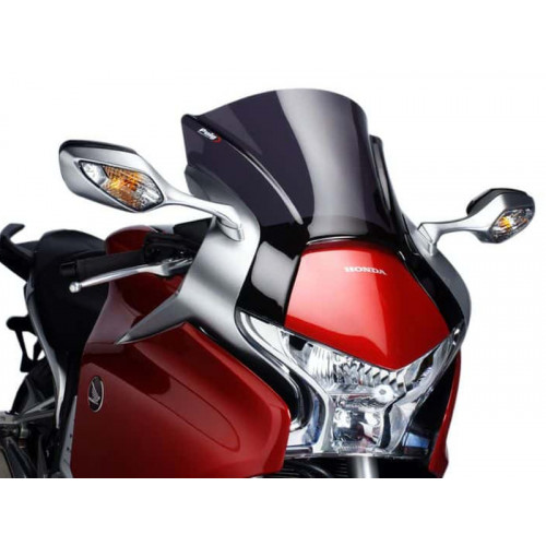 Z-Racing Screen (Black) For Honda VFR 1200FD (10-16) By Puig 5251N