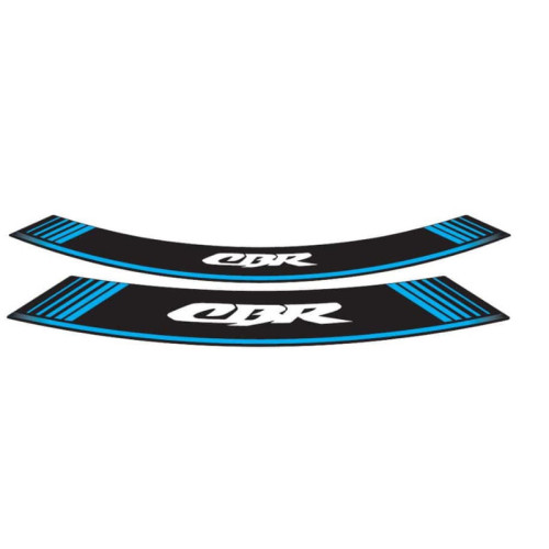 Wheel Rim Stickers (Blue) For Honda CBR1000 RR Fireblade SP2 (17-19) By Puig 5524A