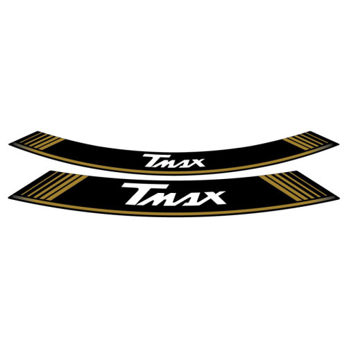 Wheel Rim Stickers (Gold) For Yamaha TMax 560 (20-21) By Puig 5532O