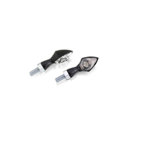 Power LED Indicators (Black) For Hyosung GT250 iR (06-18) By Puig 5609N