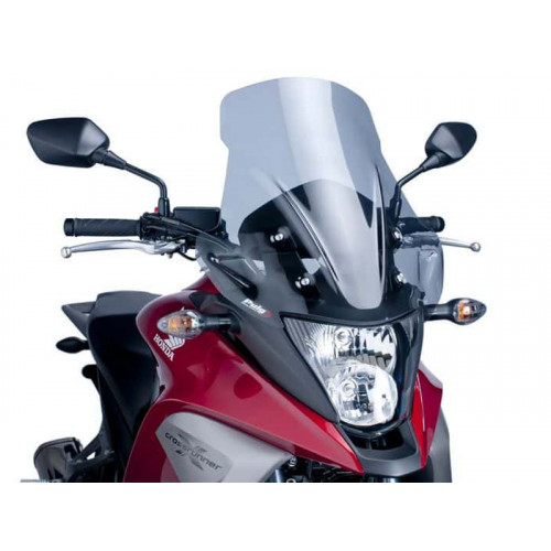 Touring Screen (Light Smoke) For Honda VFR 800X Crossrunner (11-14) By Puig 5639H