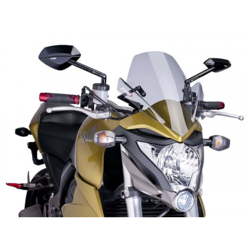 New Generation Sport Screen (Black) For Honda CB1000 R (11-16) By Puig 5645N