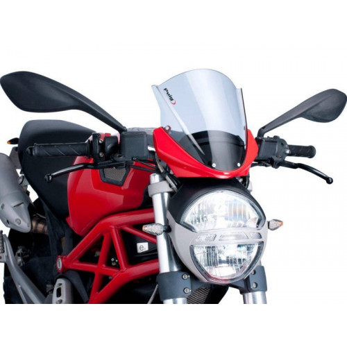 Touring Screen (Light Smoke) For Ducati Monster 1100 (09-10) By Puig 5650H