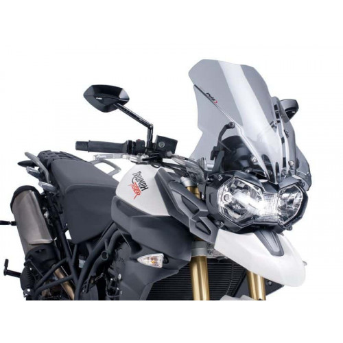 Touring Screen (Light Smoke) For Triumph Tiger 800 (11-14) By Puig 5652H