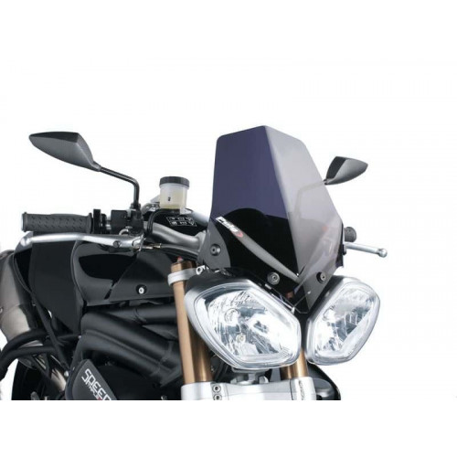 New Generation Sport Screen (Black) For Triumph Speed Triple 1050 (11-15) By Puig 5658N