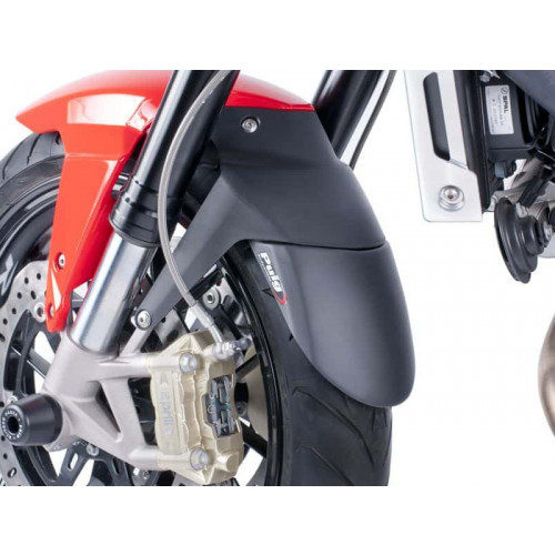 Front Fender Extender (Black) For Aprilia Shiver 750 (08-20) By Puig 5798N