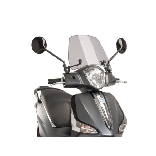 Traffic Screen (Light Smoke) For Piaggio Liberty S 125 (17-22) By Puig 5858H