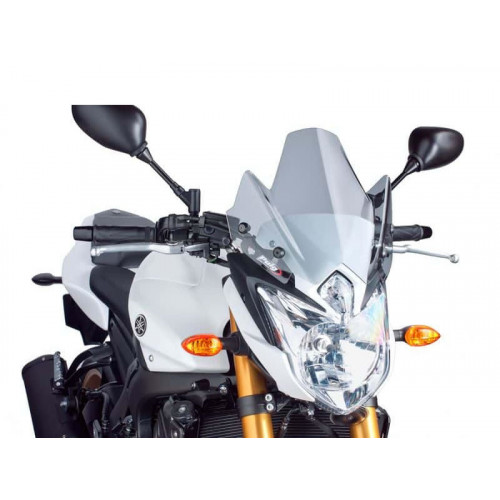 New Generation Sport Screen (Black) For Yamaha FZ8 (10-16) By Puig 5872N