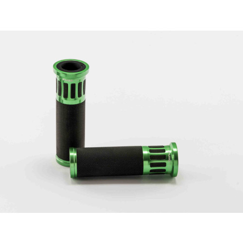 Hi-Tech Racing Hand Grips 119mm (Green) For Aprilia Tuono 125 (17-21) By Puig 5879V