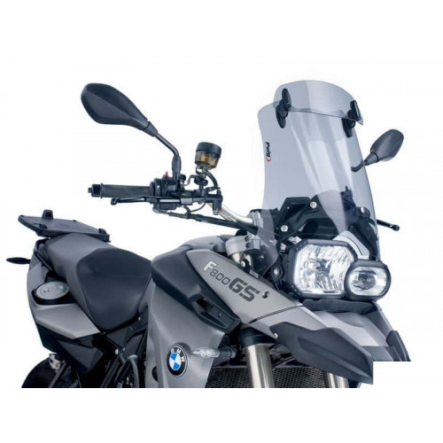 Touring Screen With Extender (Light Smoke) For BMW F650 GS (08-12) By Puig 5914H