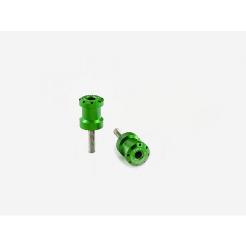 Spools 6mm (Green) For Ducati Monster 821 Dark (14-16) By Puig 5922V